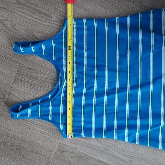 Mossimo Blue and White Striped Sleeveless Dress Medium - Picture 7 of 8